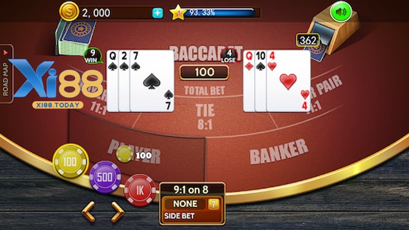 Các cửa đặt cược cơ bản trong Baccarat  Các cửa đặt cược cơ bản trong Baccarat
